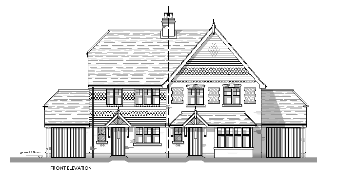 Plots 3 & 4 Front Elevations