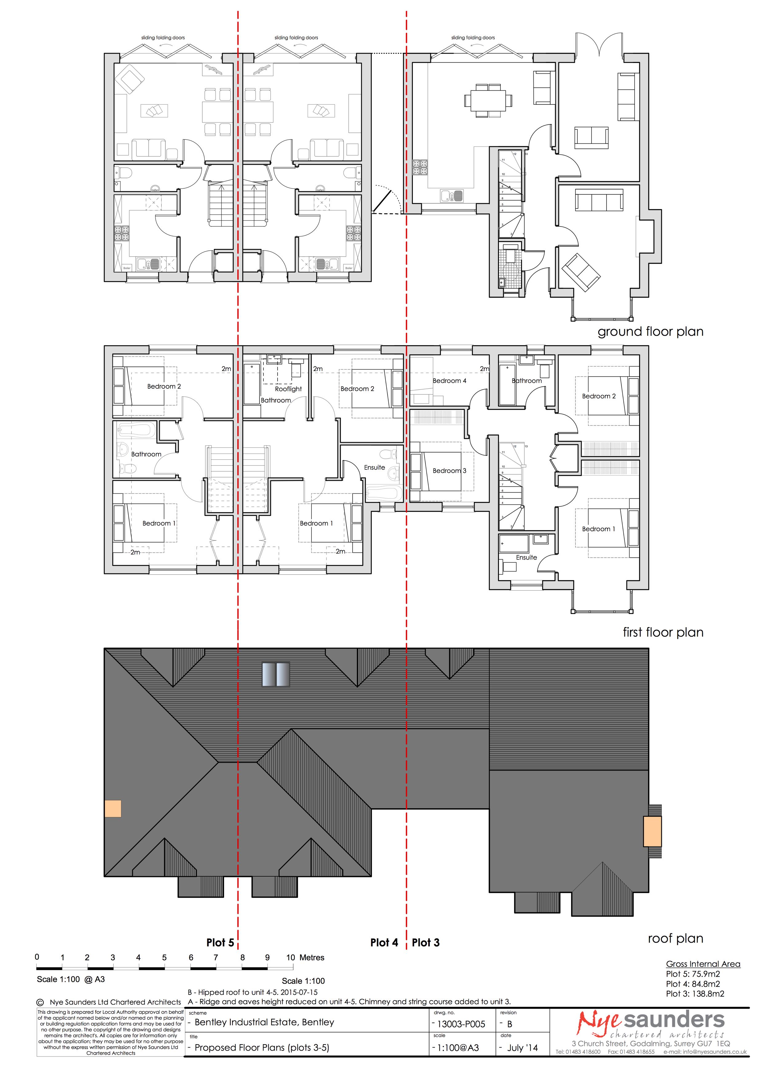 Bentley 3, 4 & 5 Floor Plans