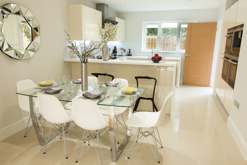 High spec kitchen and dining area