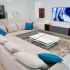 Open plan, spacious living area